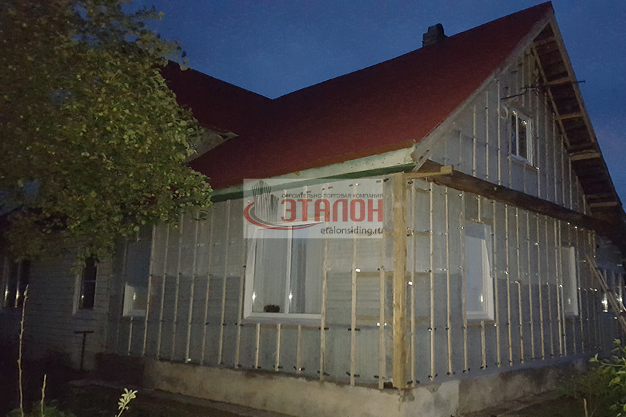 пос. Большая Ижора - монтаж сайдинга