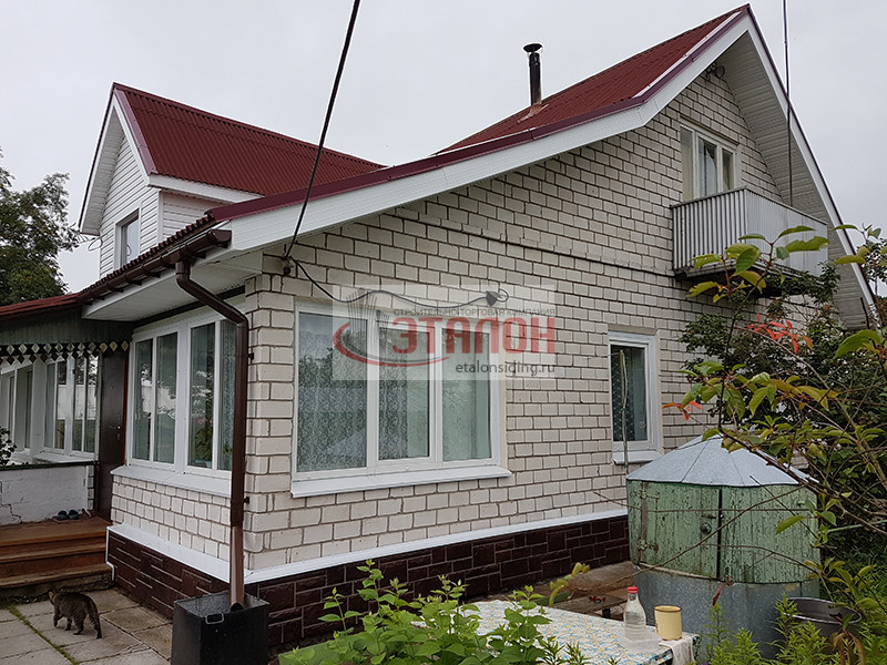 пос. Большая Ижора - монтаж сайдинга