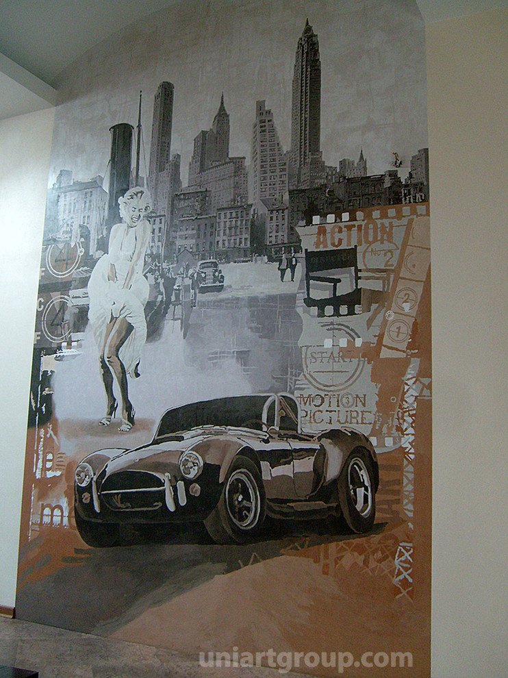 Стили роспись стен