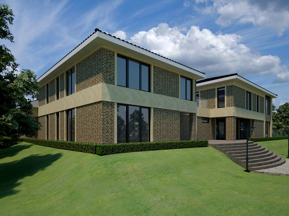 Реконструкция фасада и ландшафт