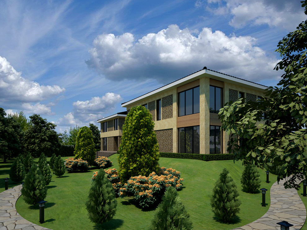 Реконструкция фасада и ландшафт