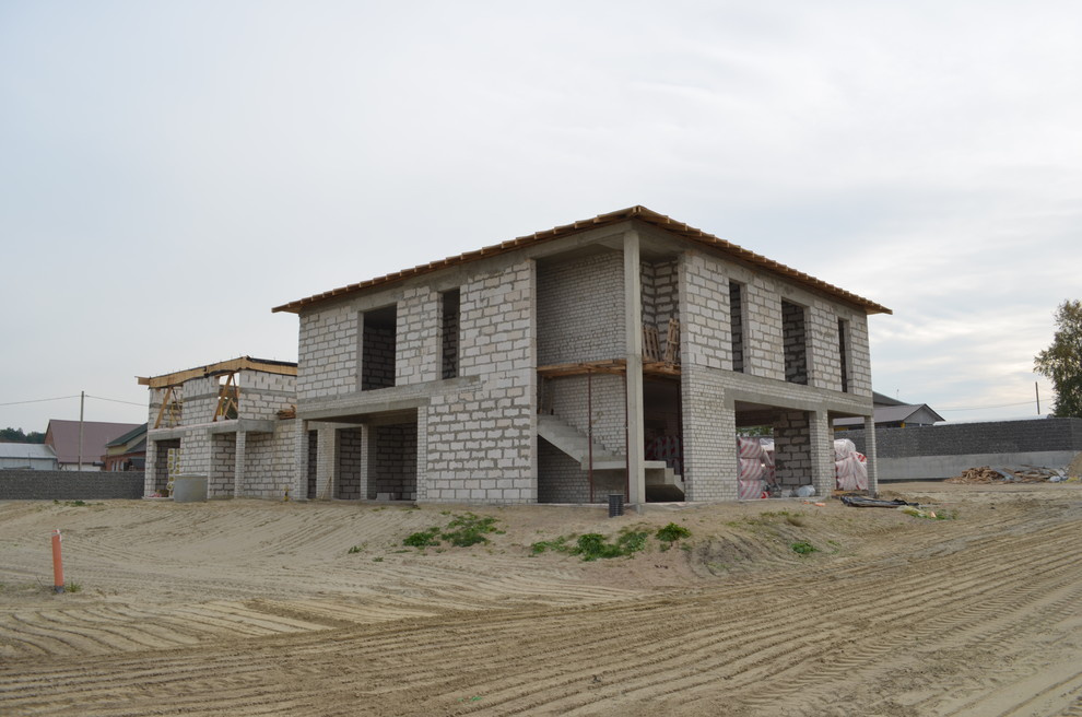 Реконструкция фасадов и ландшафт (Орловка)