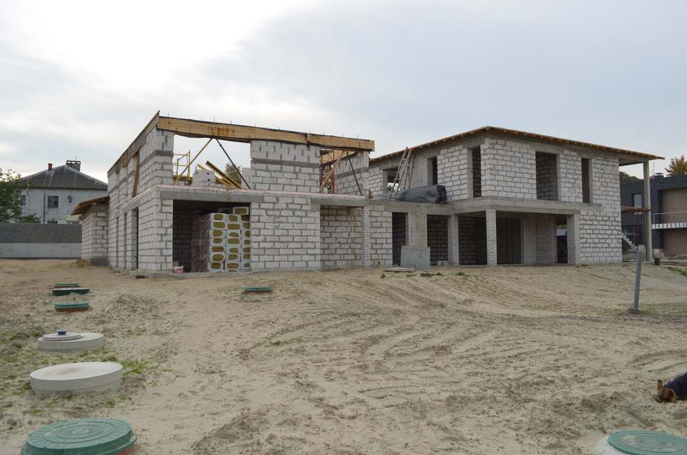 Реконструкция фасадов и ландшафт (Орловка)