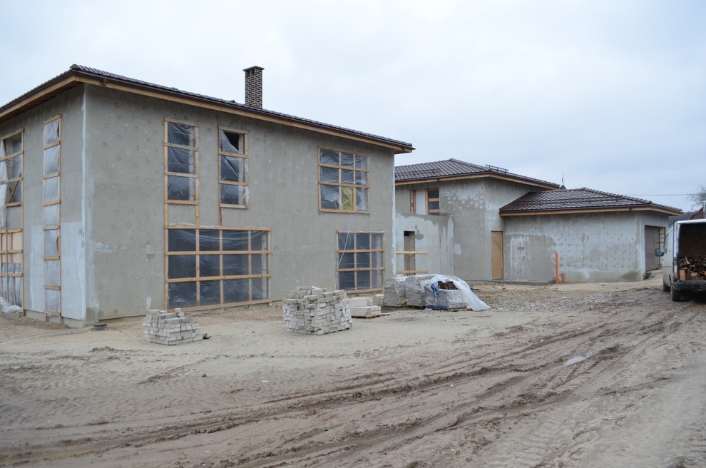 Реконструкция фасадов и ландшафт (Орловка)