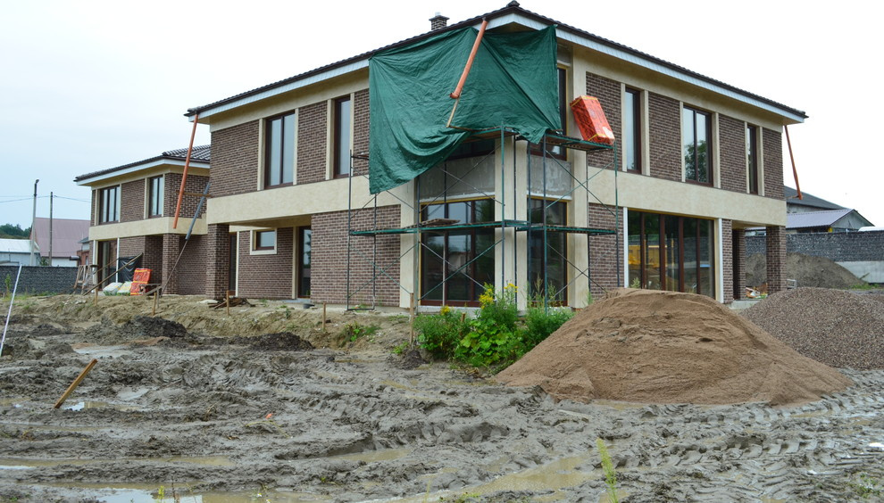 Обложка проекта: Реконструкция фасадов и ландшафт (Орловка)