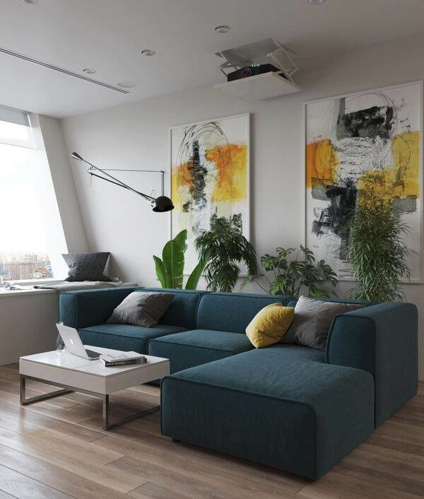 Проект дизайн-студии Salmon Lair в ЖК Дирижабль