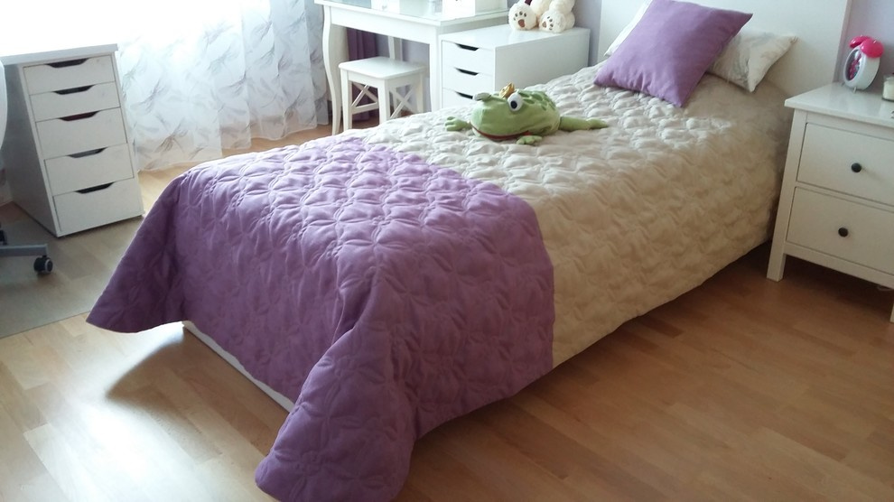 Фееричная спальня и тематический текстильный дизайн в Митино. шторы