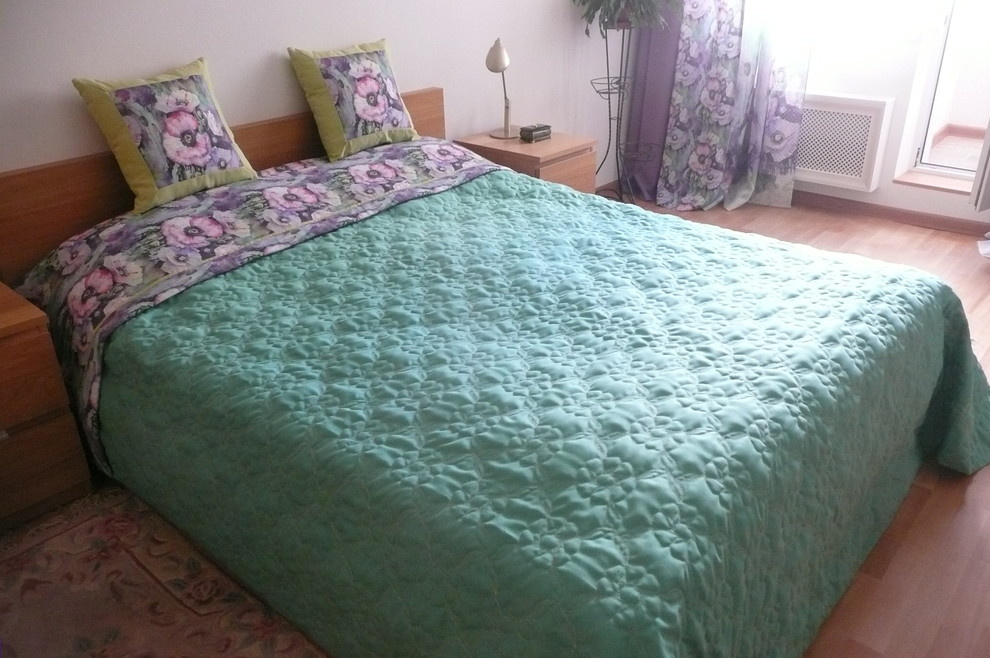 Фееричная спальня и тематический текстильный дизайн в Митино. шторы