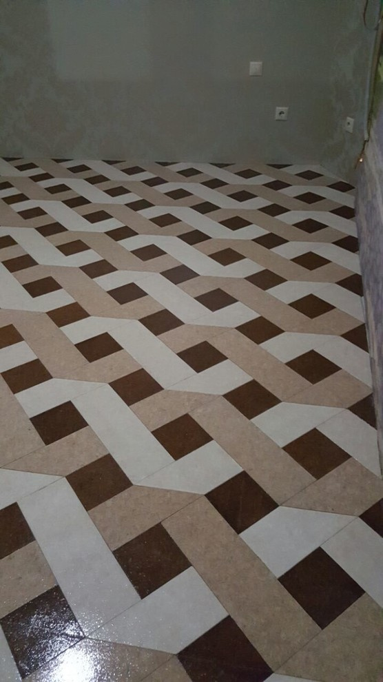 Оригинальный способ укладки напольной пробки!