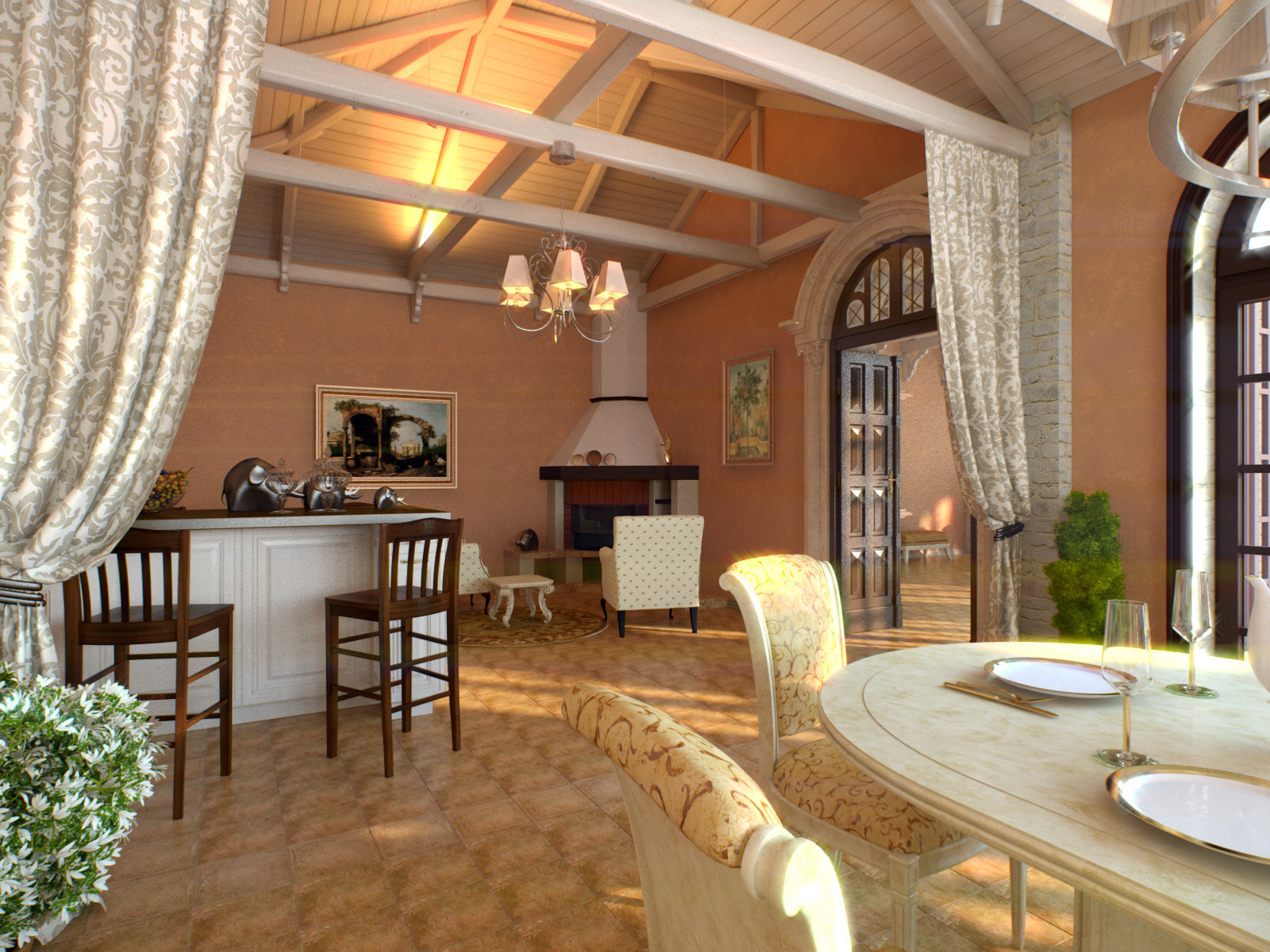 Дом в классическом стиле "Аврора"