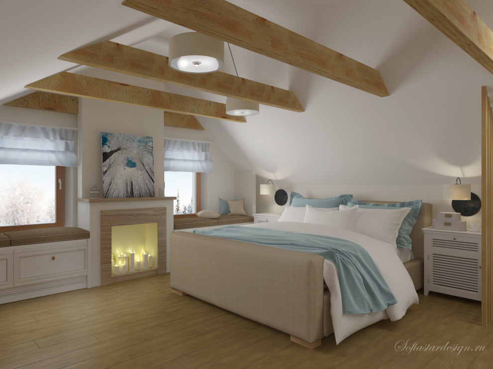 Спальня мансарда