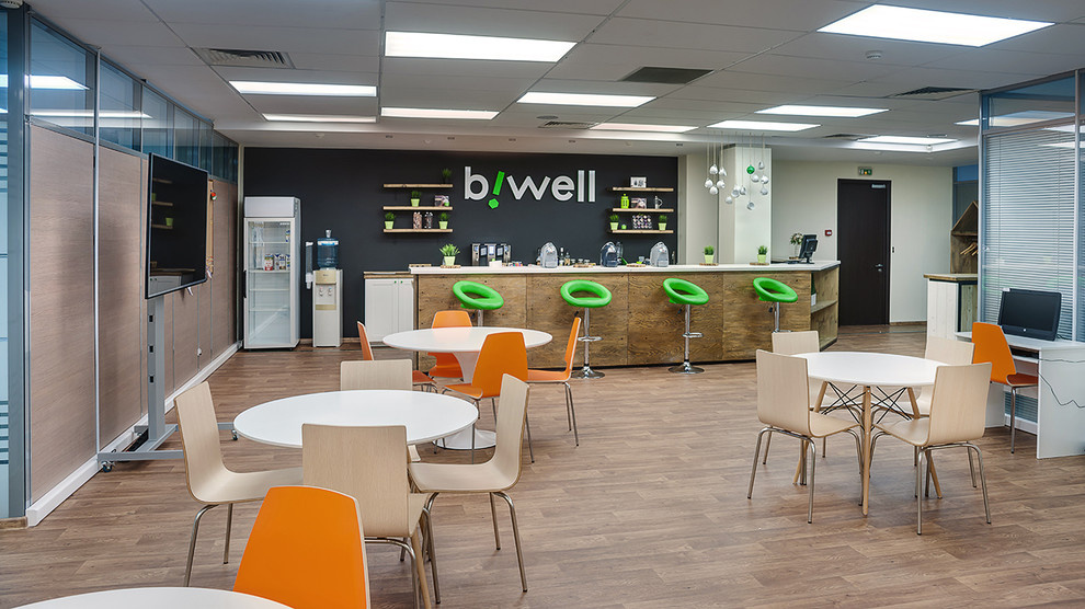 Фото реализованного проекта офиса в БЦ Омега Плаза