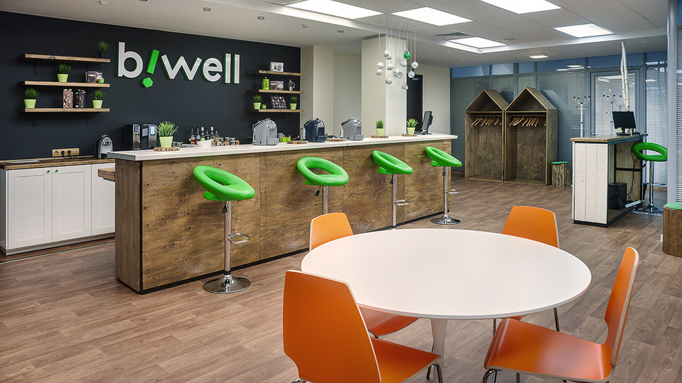 Фото реализованного проекта офиса в БЦ Омега Плаза