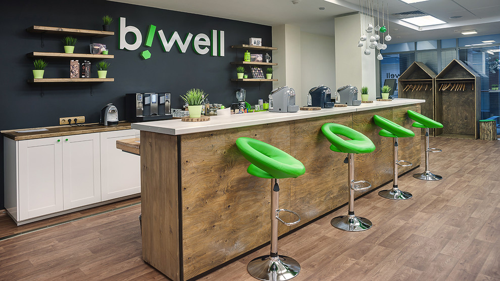 Фото реализованного проекта офиса в БЦ Омега Плаза