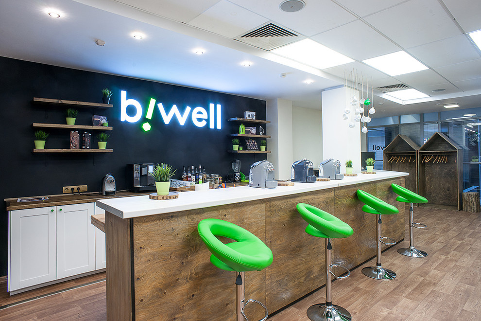 Фото реализованного проекта офиса в БЦ Омега Плаза