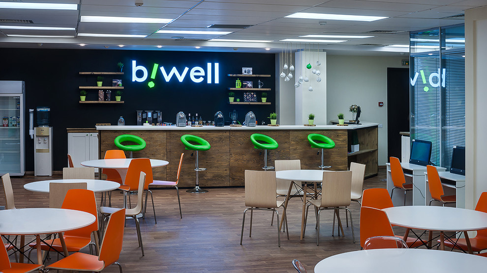 Фото реализованного проекта офиса в БЦ Омега Плаза