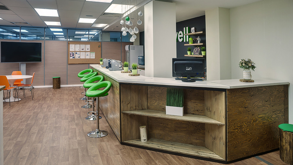 Фото реализованного проекта офиса в БЦ Омега Плаза