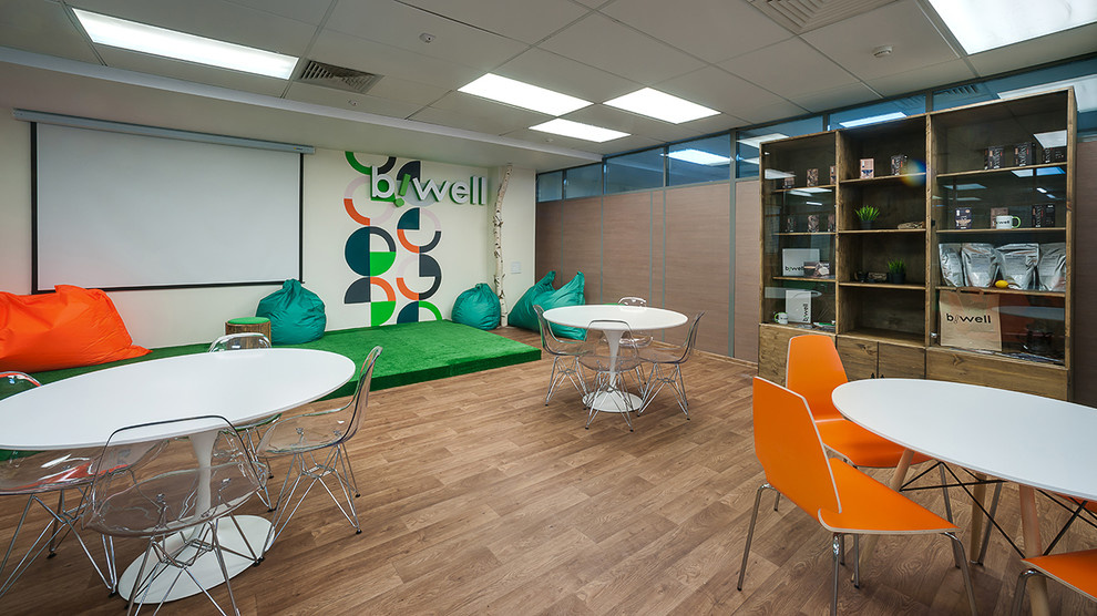 Обложка проекта: Фото реализованного проекта офиса в БЦ Омега Плаза