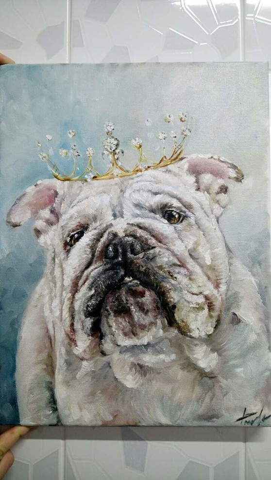 Живопись маслом .серия" Сказки"