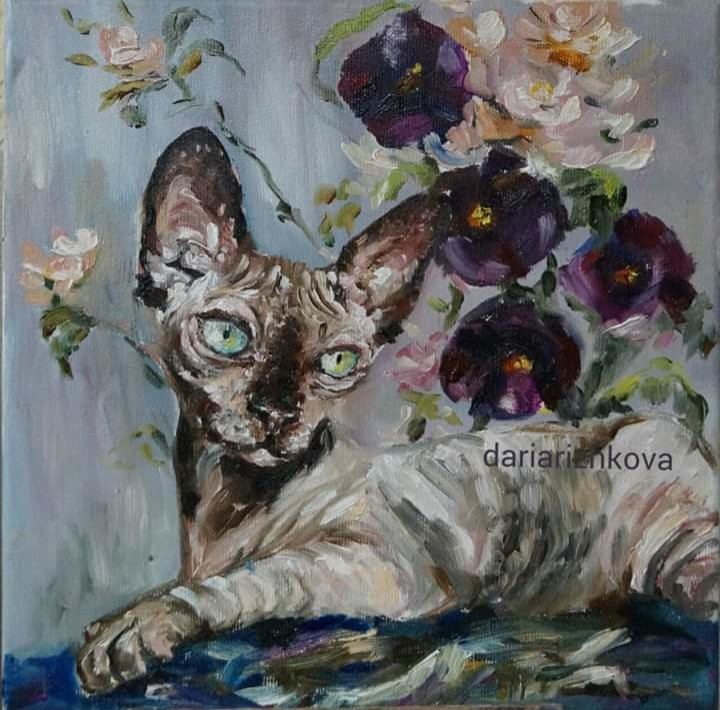 Живопись маслом .серия" Сказки"