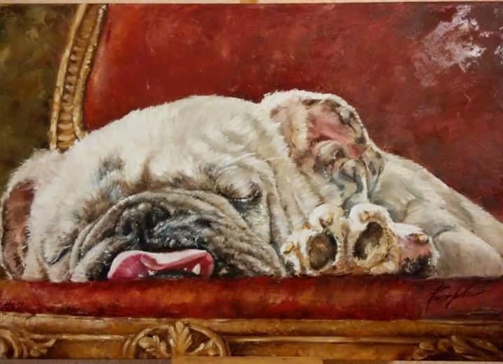 Живопись маслом .серия" Сказки"