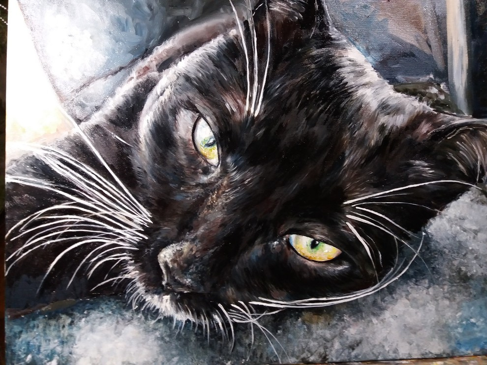 Живопись маслом .серия" Сказки"