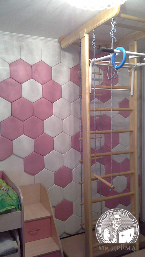 Мягкие стенове панели в детскую