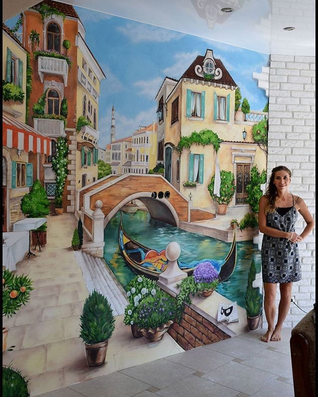 Обложка проекта: Классическая роспись итальянский пейзаж