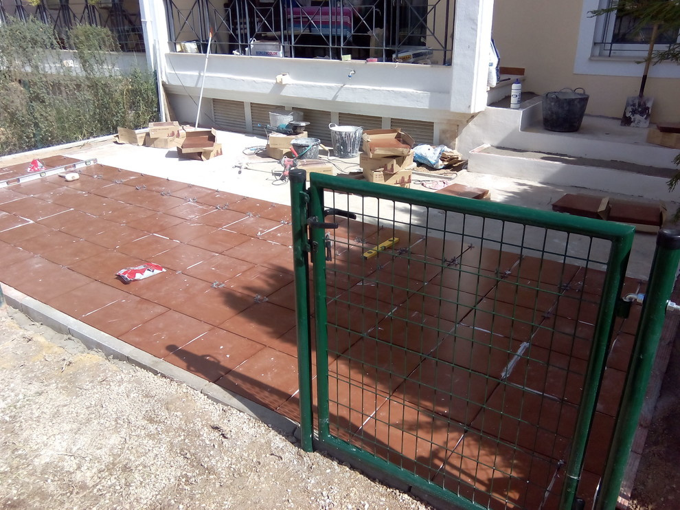 Pavimento de la terrasa Alicante Golf