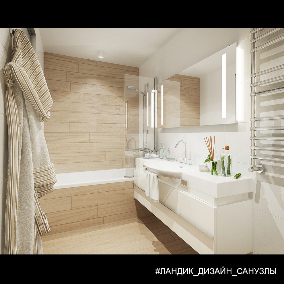 Однокомнатная квартира в современном стиле, вариант 2