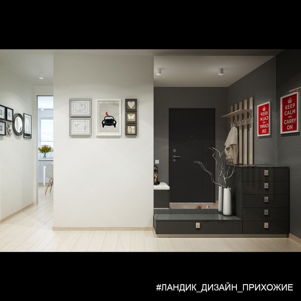 Однокомнатная квартира в современном стиле, вариант 2