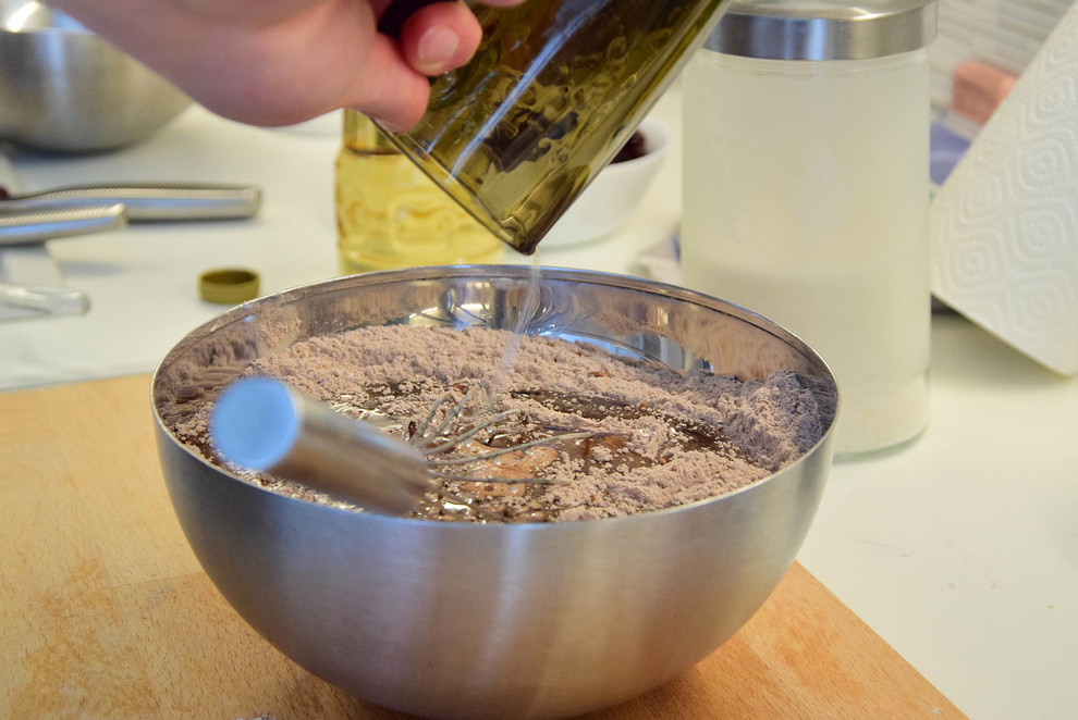 Постная шарлотка