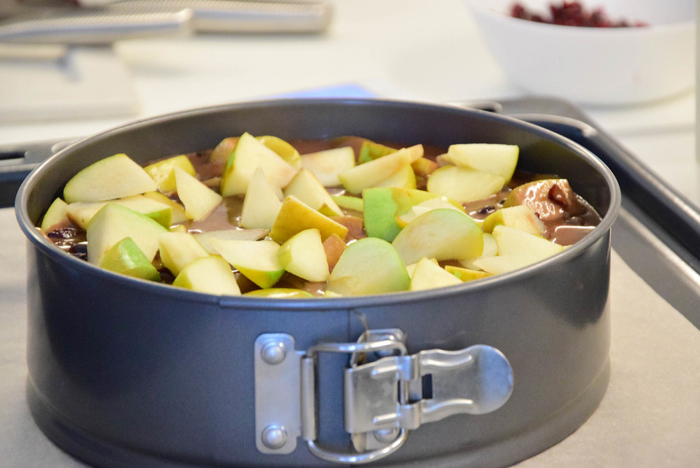 Постная шарлотка