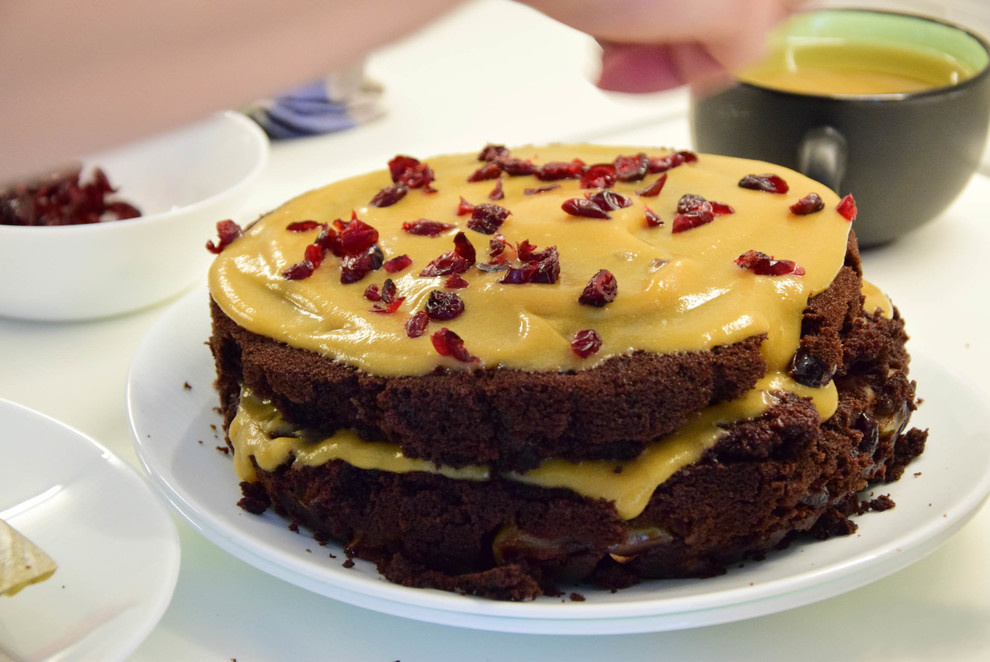 Постная шарлотка