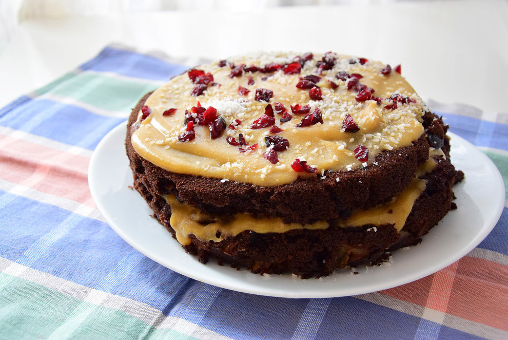 Постная шарлотка