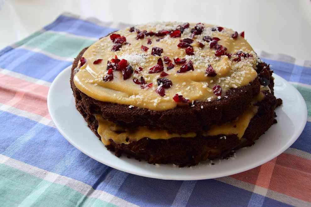 Постная шарлотка