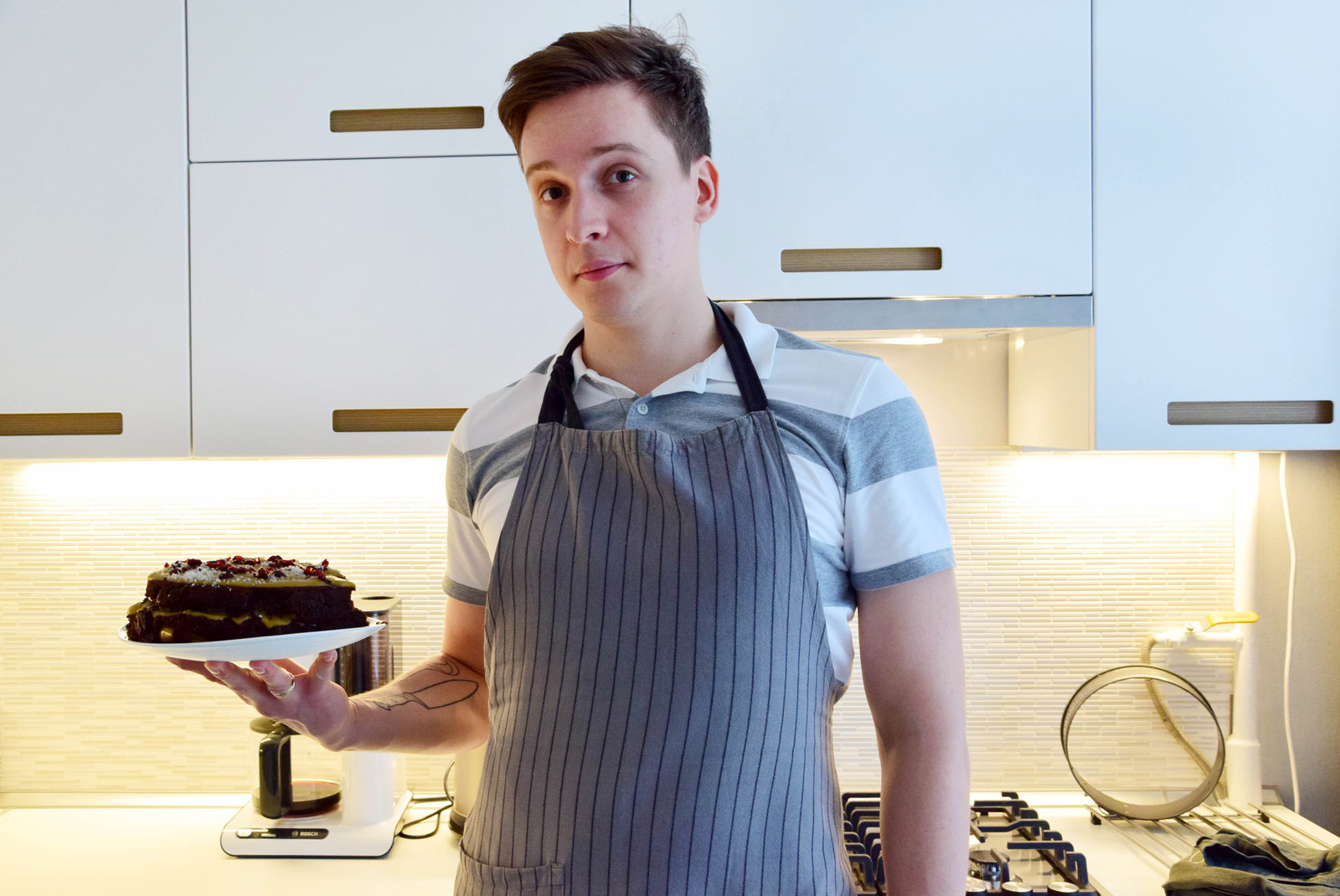 Постная шарлотка