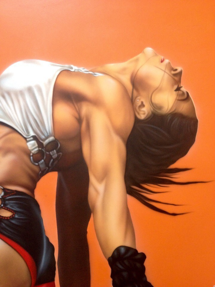 Роспись фитнес клуба "Аурум"