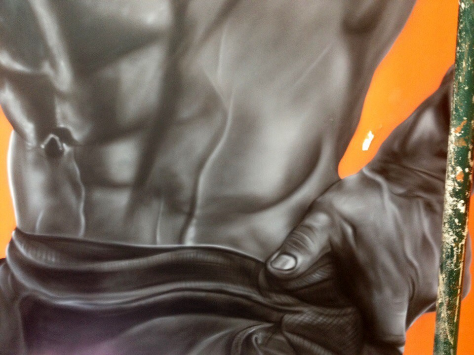 Роспись фитнес клуба "Аурум"