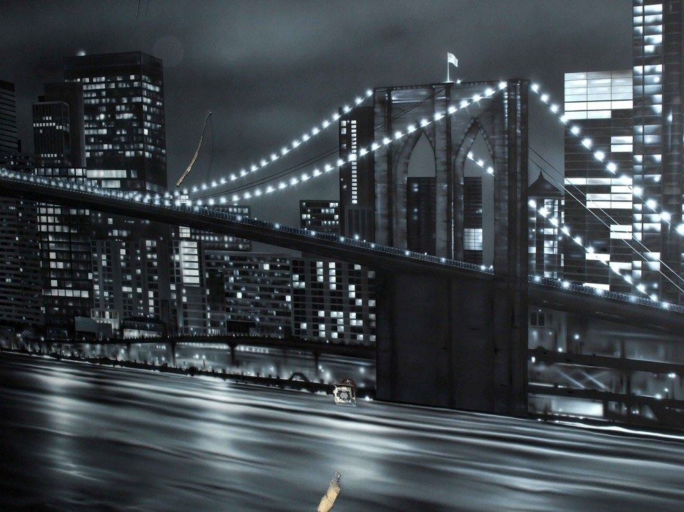 Роспись стен в доме.