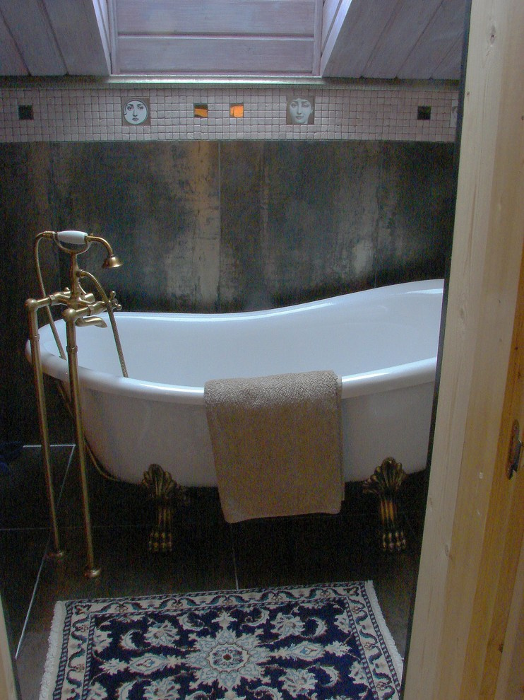 Дом из клееного бруса в стиле шебби-шик