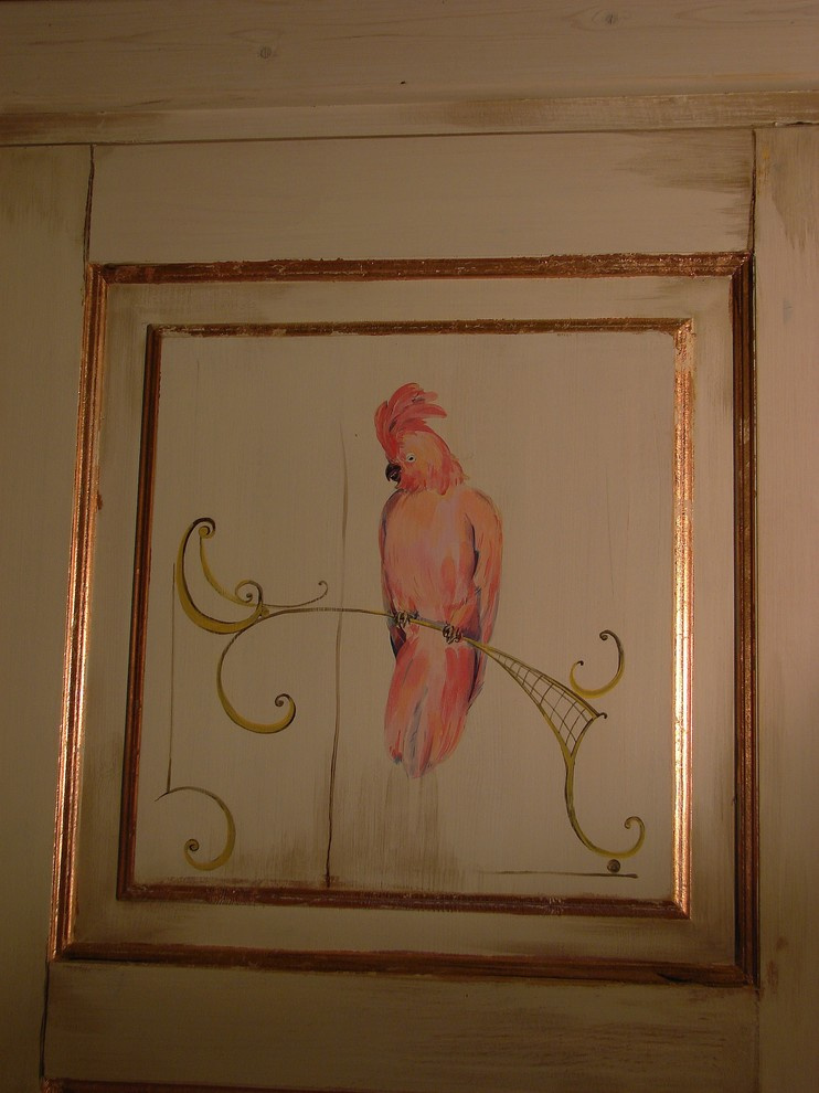 Дом из клееного бруса в стиле шебби-шик