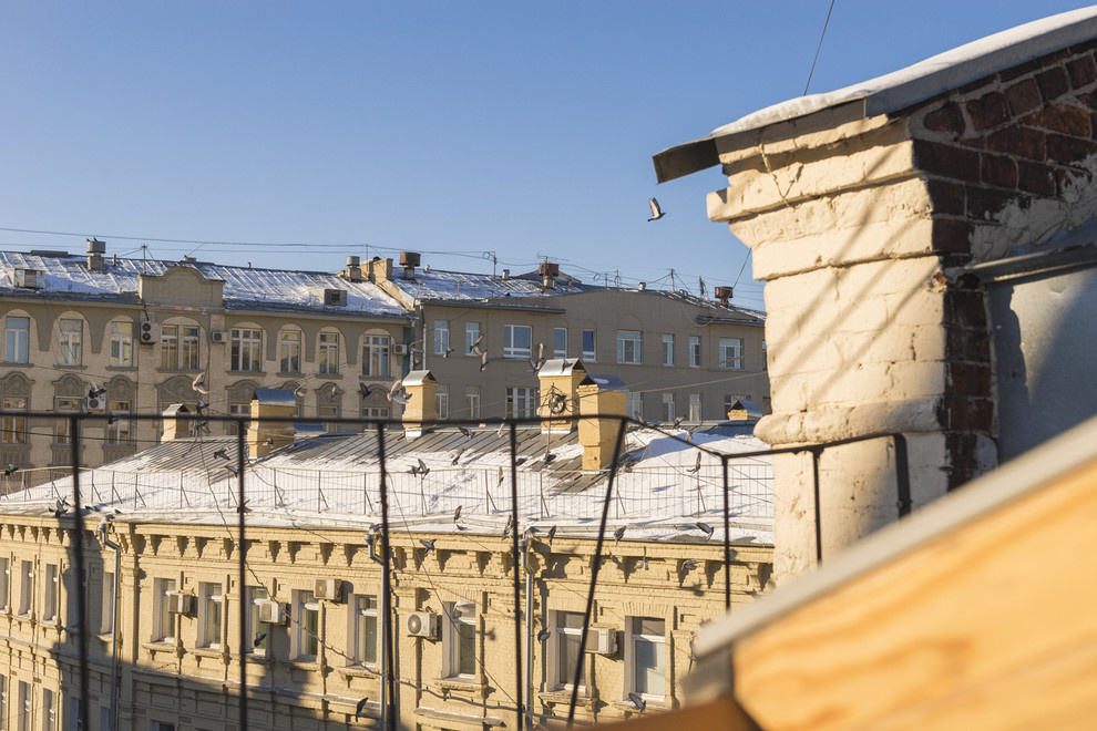 Мансарда с элементами стиля бохо-шик