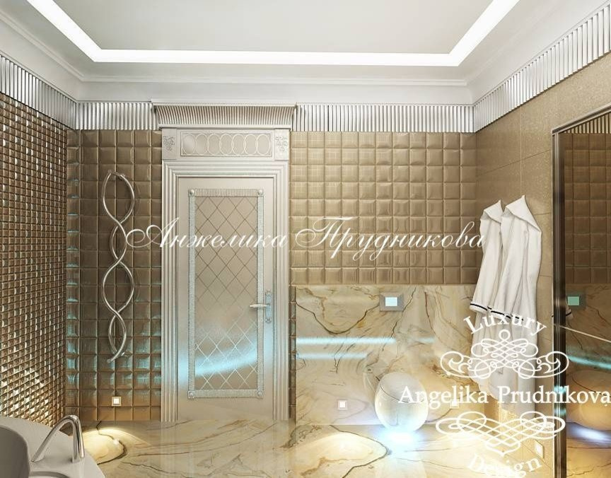 Дизайн-проект пентхауса в стиле ар деко в Москве