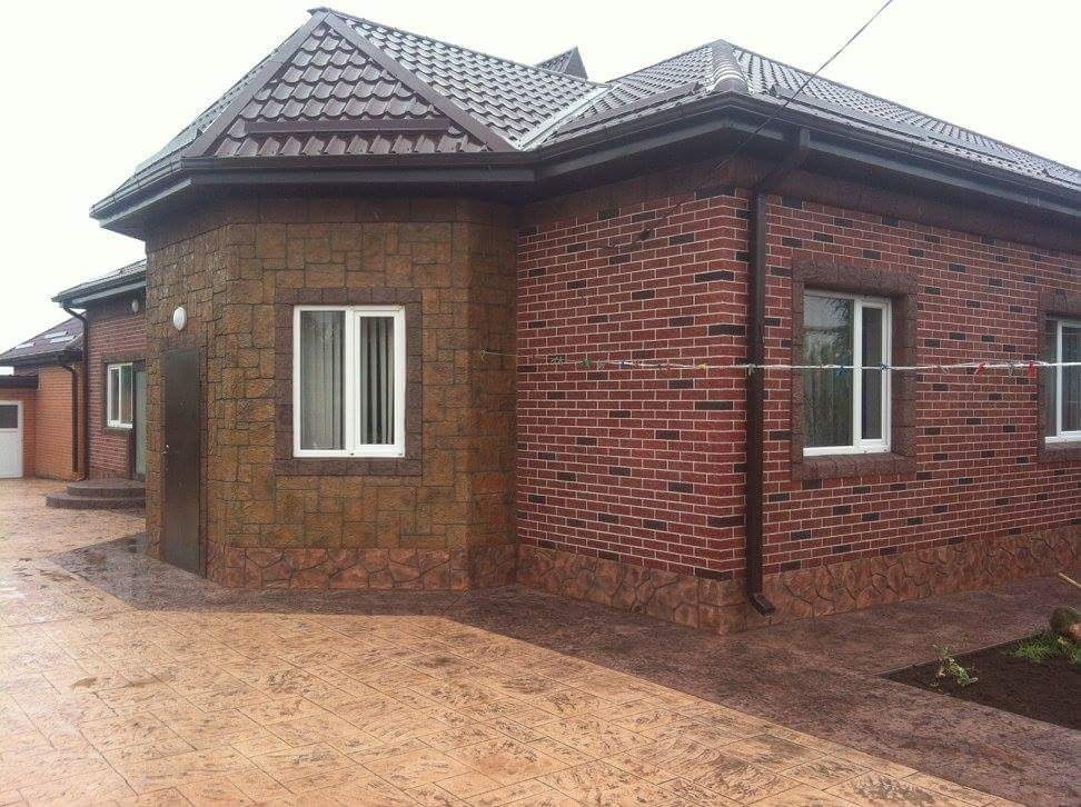 Декоративная штампованная штукатурка