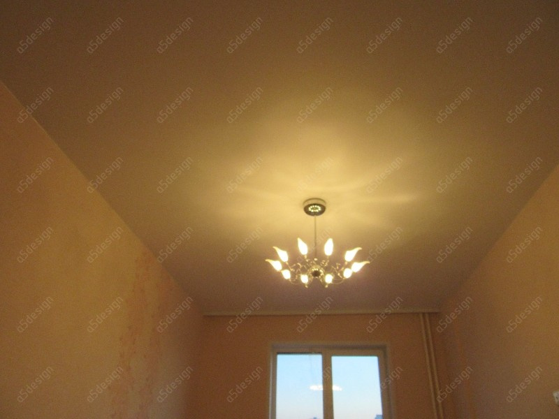 Ниширование натяжным потолком