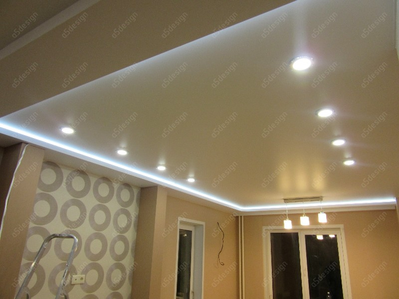 Обложка проекта: Ниширование натяжным потолком