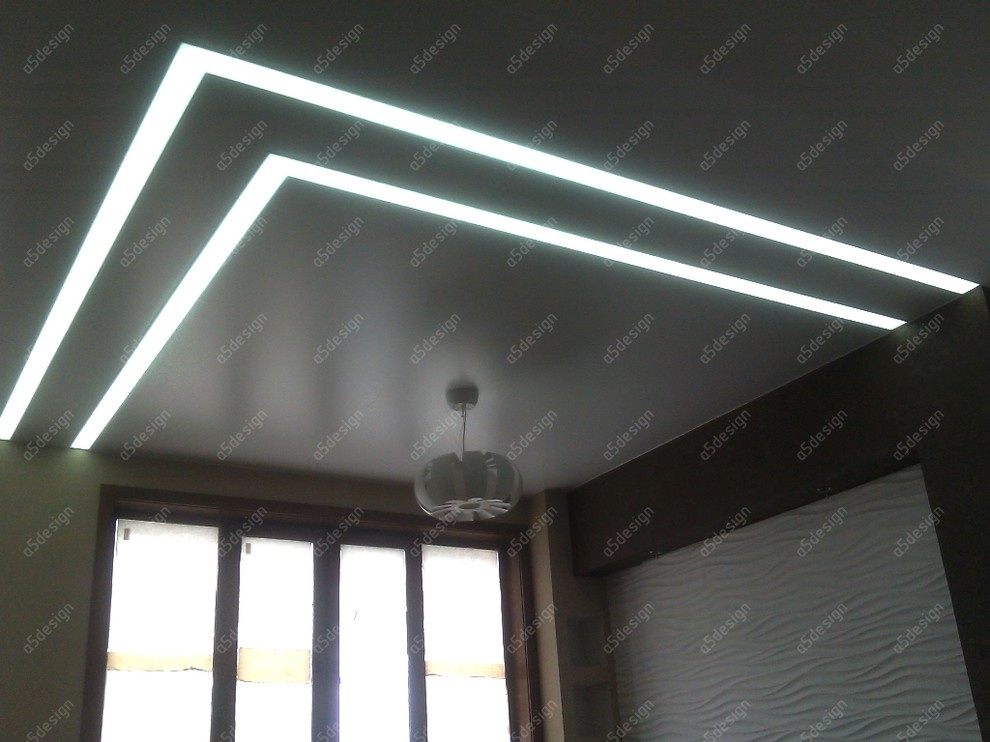 Световые полосы, дизайнерские потолки