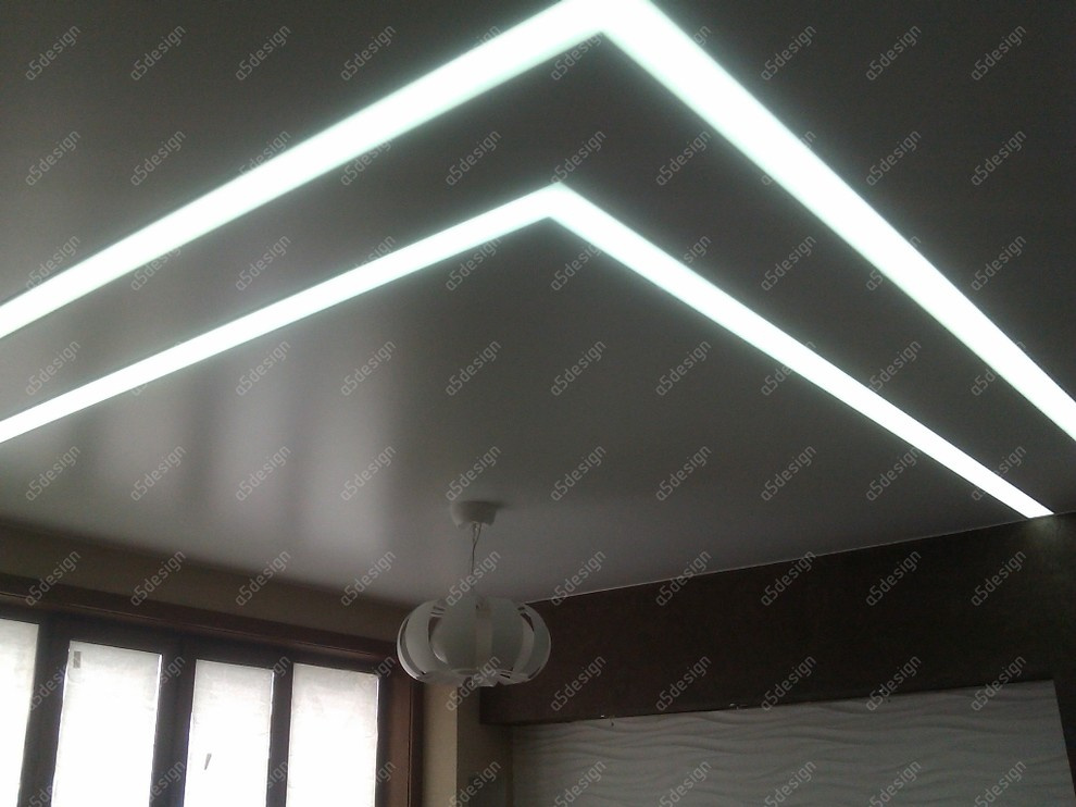 Световые полосы, дизайнерские потолки