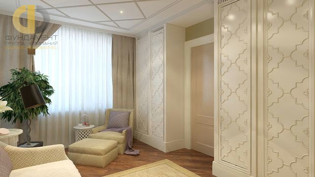 Ремонт квартиры 95 кв.м в стиле арт-деко. Фото стильного интерьера